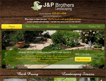 Tablet Screenshot of jpbrotherslandscaping.net